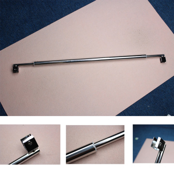 Polished Stainless steel Glass to Glass Shower Bar supportor Glass fixing patching rod